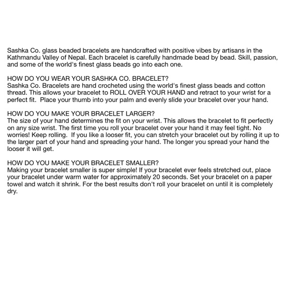 Sashka Peachy Glass beaded bracelet, hand crafted. - Picture 6 of 6